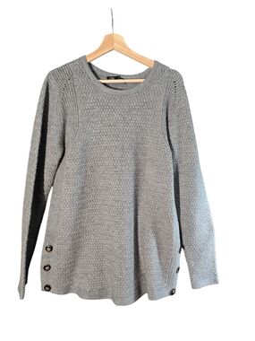 Chadwicks Minimalist Clean Girl Textured Knit Tunic Sweater Women’s MT